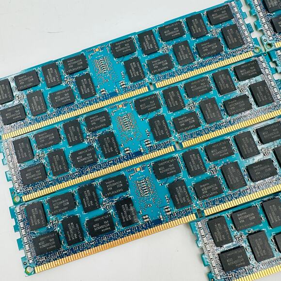 Lot of 7 Hynix 8GB 2Rx4 PC3L-10600R-9-11-E2 Server Memory HMT31GR7CFR4A-H9 T8 AE - Picture 8 of 8